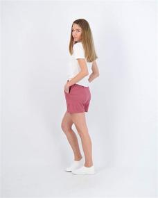 img 2 attached to Real Essentials 3 Pack: Women's Athletic Lounge Shorts - Jogging Workout Yoga Sweat Shorts with Pockets, Drawstring