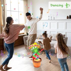 img 1 attached to 🤖 Smart Charging Children Toy - MINLUK Dancing Mimicking