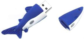 img 2 attached to Флеш-память Aneew Pendrive Shark для хранения данных на USB-накопителях