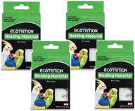 🐦 4-pack natural cotton fiber bird nesting material by 8 in 1 pet products - total of 1oz логотип