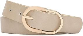 img 3 attached to 👜 Beige Buckle Medium Women's Accessories by Tanpie