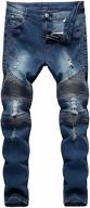 👖 stylish vintage distressed skinny stretch boys' clothing and jeans logo