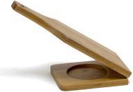 imusa usa authentic small bamboo tostonera/plantain masher for perfectly smashed plantains logo