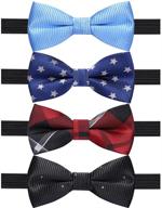 👔 ausky adjustable pre tied toddler boys' accessories: stylish and versatile options for every occasion logo