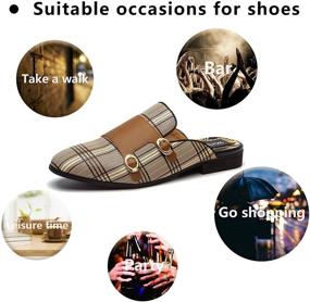 img 1 attached to 👞 MEIJIANA Men's Leather Loafers & Slip-Ons Sandals Shoes - Slippers