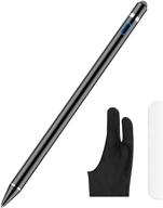 🖊️ xiron rechargeable stylus pen 1.5mm fine point for touch screens - compatible with ipad, iphone and most touch devices - high precision digital pencil with glove (white) logo