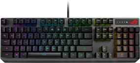 img 4 attached to 🎮 ASUS ROG Strix Scope RX Mechanical Gaming Keyboard - Red Optical Mechanical Switches, USB 2.0 Passthrough, 2X Wider Ctrl Key, Greater FPS Precision, Aura Sync, Armoury Crate RGB Lighting