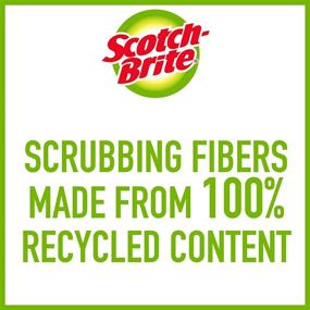 img 1 attached to 🧽 Scotch-Brite Non-Scratch Plastic Scrub Pads, Pack of 3, Gentle Dish Cleaning without Scratches