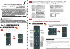 img 3 attached to 📺 Easy Setup Universal Remote Control Compatible with RCA, Sanyo, JVC, TCL, Sharp, Hitachi, Vestel, Vizio, Toshiba, Hisense, Haier, Samsung, LG, Sony, Smart TVs