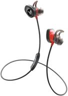 🎧 bose soundsport pulse wireless headphones with heart rate monitor - power red (renewed) logo