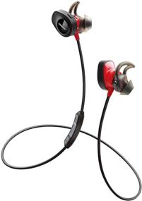 img 2 attached to 🎧 Bose SoundSport Pulse Wireless Headphones with Heart Rate Monitor - Power Red (Renewed)