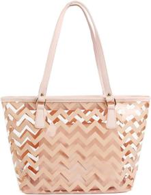 img 3 attached to Chevron Prints Shoulder Handbag Interior Women's Handbags & Wallets