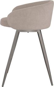 img 1 attached to 🪑 Stylish Hillsdale Cromwell Metal Counter Height Stool in Taupe Velvet - Elevate Your Home Décor!