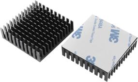 img 3 attached to 🔥 Durable DGZZI 40X40X11mm Aluminum Conductive Heatsink for Enhanced Thermal Performance
