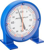 accusplit ax850 15-inch lane timer/pace clock in blue: efficient tracking solution for athletes logo