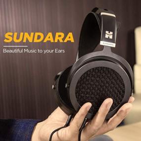 img 1 attached to 🎧 Наушники HIFIMAN SUNDARA полноразмерные планарно-магнитные: студийное качество проводного HiFi стерео для аудиофилов (черные)