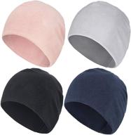 🧢 cozy and stylish kids fleece beanie winter hat for boys and girls - your go-to choice! logo