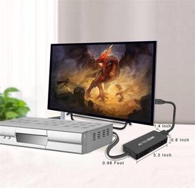 img 1 attached to 📺 Улучшите Ваш опыт просмотра: адаптер RCA к HDMI для PS2/PS3, N64, VHS, DVD-плееров и многих других