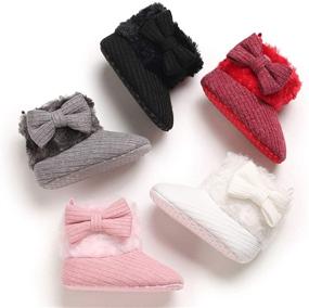 img 2 attached to 👟 Stay Adventure-Ready with ENERCAKE Booties: Non-Slip Prewalker Shoes for Newborn Boys