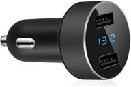 dual usb car charger logo