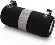 ultimate outdoor audio: coleman cbt60 true wireless waterproof bluetooth speaker in black logo