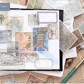 img 2 attached to 🗺️ Decorative Game Map Stickers for Scrapbooking and Laptop Decoration - 60pcs Doraking DIY Magic Map Stickers/Pack