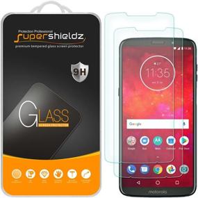 img 4 attached to Набор из 2 защитных стекол Supershieldz для экрана Motorola Moto Z3 и Moto Z3 Play - против царапин, без пузырей