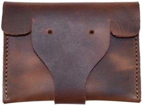 img 4 attached to 🐘 Premium Handmade Elephant Hide Wallet with Full Warranty