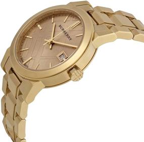 img 1 attached to ⌚ 34mm Women's Wrist Watch - Swiss Rare Gold Date Dial - The City Model BU9134