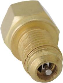 img 3 attached to 🔌 JEM&JULES R134A Adapters: Refrigerant Tank/Vacuum Pump Kit with 1/2 inch Acme Female x 1/4 inch Male Flare Connectors