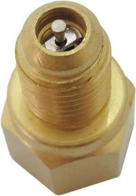 img 2 attached to 🔌 JEM&JULES R134A Adapters: Refrigerant Tank/Vacuum Pump Kit with 1/2 inch Acme Female x 1/4 inch Male Flare Connectors