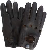 classic quality lambskin leather fashion men's accessories and gloves & mittens logo