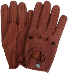 img 1 attached to Classic Quality Lambskin Leather Fashion Men's Accessories and Gloves & Mittens