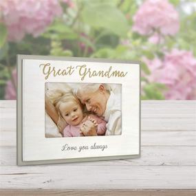 img 1 attached to Malden International Designs Grandmother's Day 4X6 Laser-Engraved Photo Frame