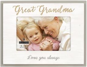 img 3 attached to Malden International Designs Grandmother's Day 4X6 Laser-Engraved Photo Frame