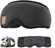 enhancing sleep experience: moita sleep headphones bluetooth sleep mask - black logo