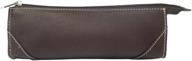 🎒 ultimate travel companion: piel leather brush pencil black travel accessories логотип