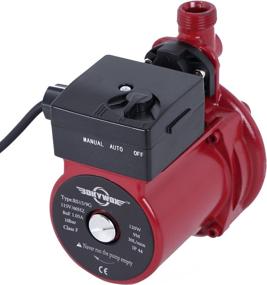 img 3 attached to BOKYWOX 120W 110V Food Grade Automatic Booster Pump NPT3/4'' Domestic Hot Water Circulator Pump RS15/9R - High-Quality Home Recirculating Pump for Efficient Hot Water Circulation