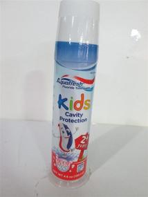 img 2 attached to 🦷 Aqua Fresh Kids Pump Toothpaste, Bubble Mint, PMP Size, 4.6 Ounce