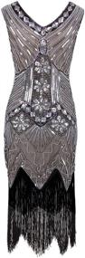 img 1 attached to 👗 Vijiv Nouveau Embellished Fringed Cocktail Dresses for Women - Shop Women's Clothing