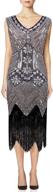 👗 vijiv nouveau embellished fringed cocktail dresses for women - shop women's clothing logo