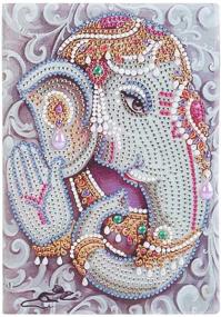 img 4 attached to Блокнот для рисования Стразы Альбом для рисования Elephant1