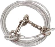 yudote dog tie out cable chains - durable leash lead for small 🐕 medium large dogs up to 100 lbs - perfect for outdoor, yard, and camping activities logo