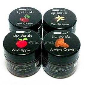 img 2 attached to 💋 Antioxidant-Rich Lip Scrub Set with Vitamin E: 4 Unique Flavors