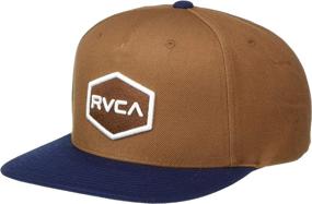 img 3 attached to RVCA Commonwealth Snapback Black White