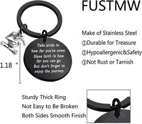 img 2 attached to 🎓 FUSTMW Graduation Gift - Keychain to Cherish Your Milestones and Celebrate Your Journey - Inspirational Letters as Powerful Graduation Gifts for Him/Her