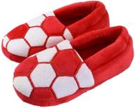 🧦 tirzrro winter slippers: cozy memory foam indoor shoes for boys' comfort logo