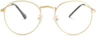 👓 fashionable round circle non-prescription eyeglasses – stylish eyewear for all occasions! logo