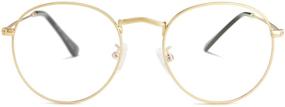 img 4 attached to 👓 Fashionable Round Circle Non-Prescription Eyeglasses – Stylish Eyewear for All Occasions!