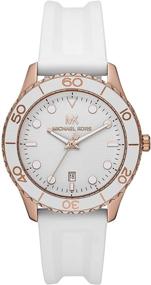 img 4 attached to Часы Runway из нержавеющей стали ⌚ от Michael Kors